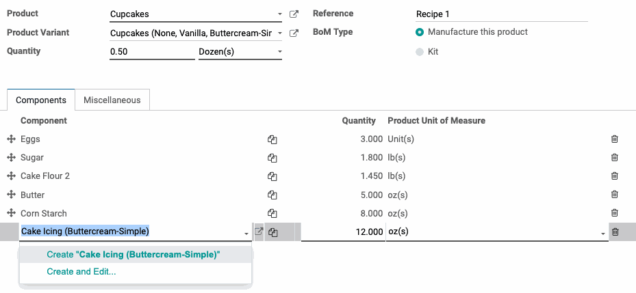 Odoo image and text block