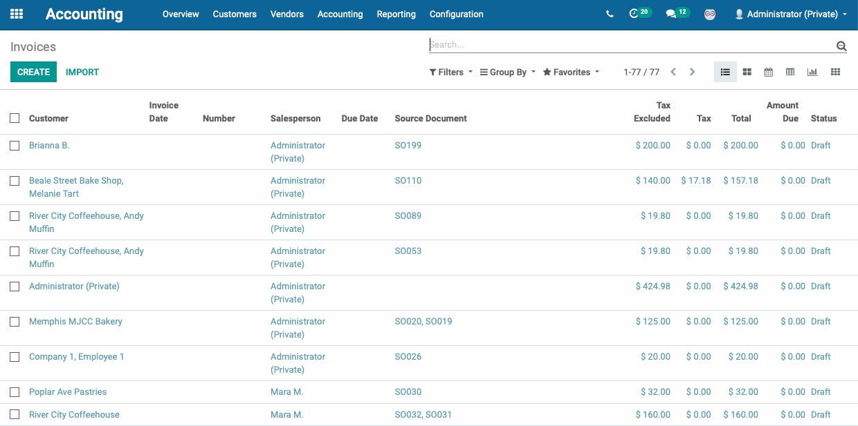 Odoo image and text block