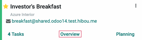 Odoo image and text block